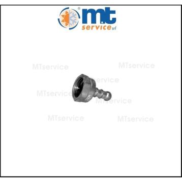 Portagomma dritto unico pz.femm. 1/2 wk154