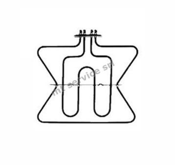 Resistenza doppia forno w1200/1400