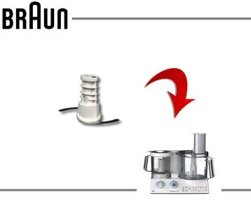 Coltello tritatutto originale braun k700 / 750