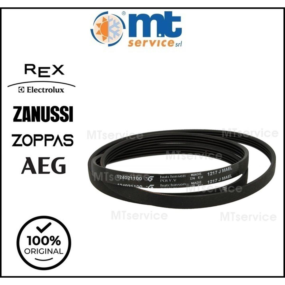 Cinghia lavatrice 1217 j4 mael hutchinson poly v originale 1240211001