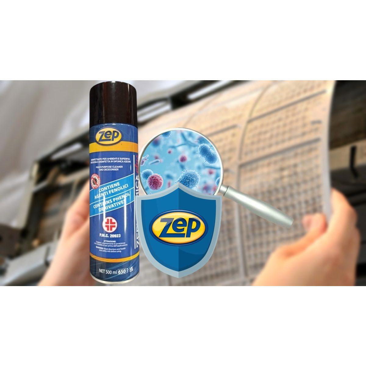 Spray sanificante igienizzante zepynamic ac plus climatizzatori 2 in 1