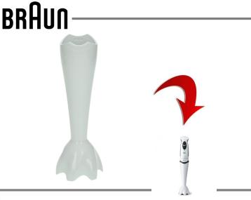 PIEDE IN PLASTICA completo di coltello ORIGINALE BRAUN 4191