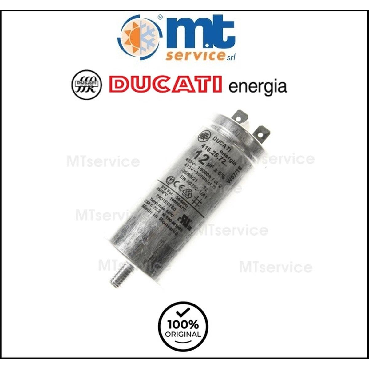 Condensatore 12,0uf-475v faston 6,3mm ducati 416257229 41041497