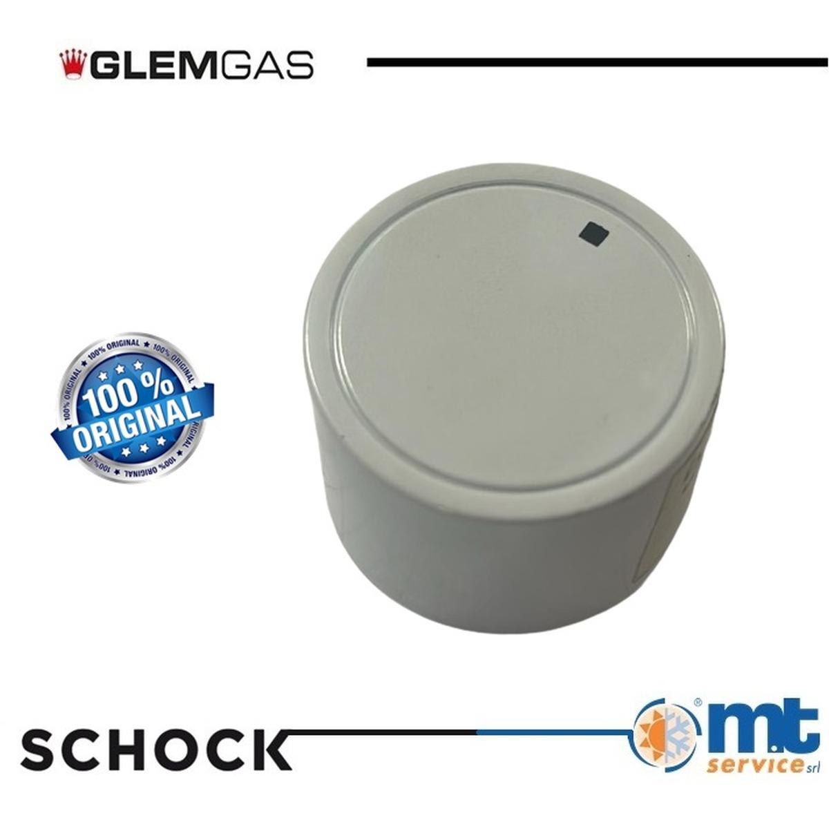 Manopola bianca per forno glemgas gfm52wh