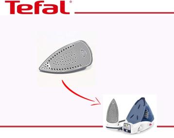 Piastra originale per sistemi stiranti tefal express compact
