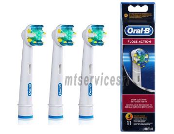 Testine ricambio per spazzolino elettrico oral b floss action eb 25-3 - 3 pz
