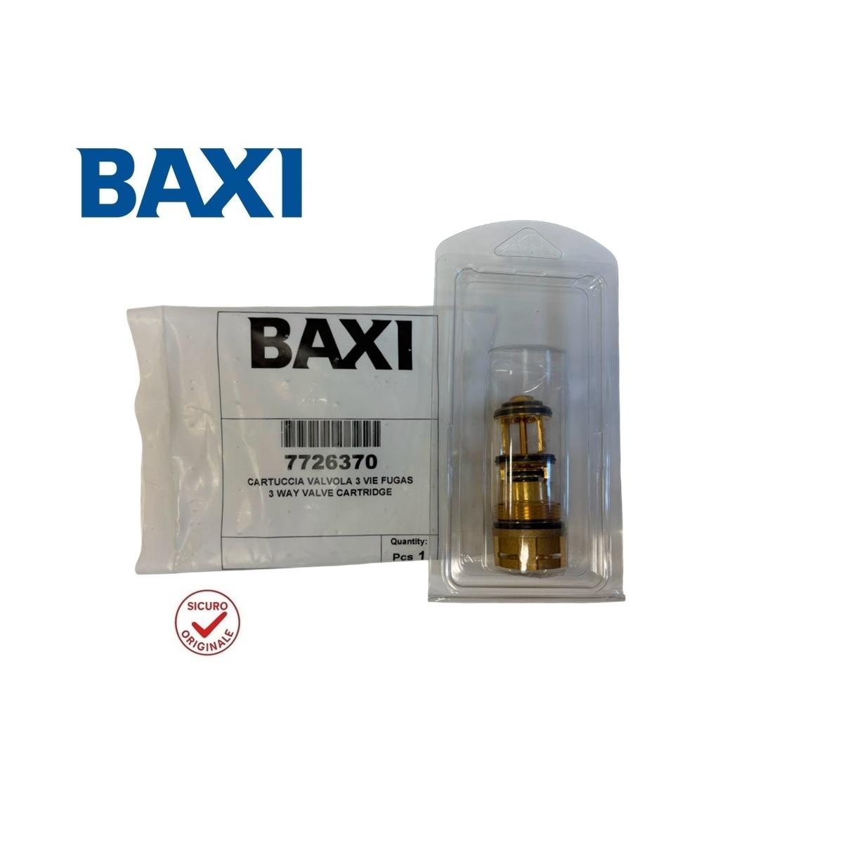 Cartuccia valvola 3 vie originale baxi caldaia duo tech 711356900