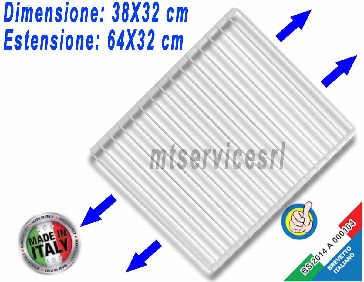 Griglia estensibile per Frigo Casa e Congelatori Media 38x32 cm