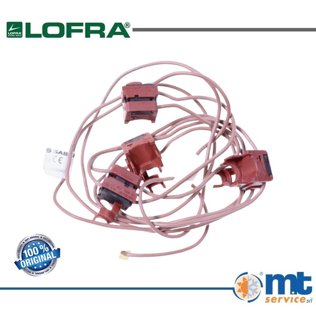 Catenaria 4 fuochi cucine multifunzione originale lofra sabaf 04 0076.11