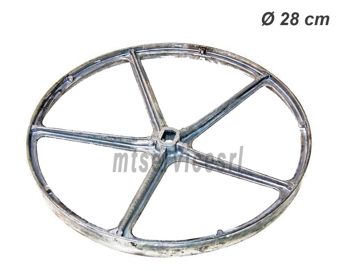 Puleggia cesto lavatrice ariston indesit 280mm 17 mm originale c00064527