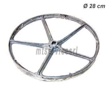 Puleggia cesto lavatrice ariston indesit 280mm 17 mm originale c00064527
