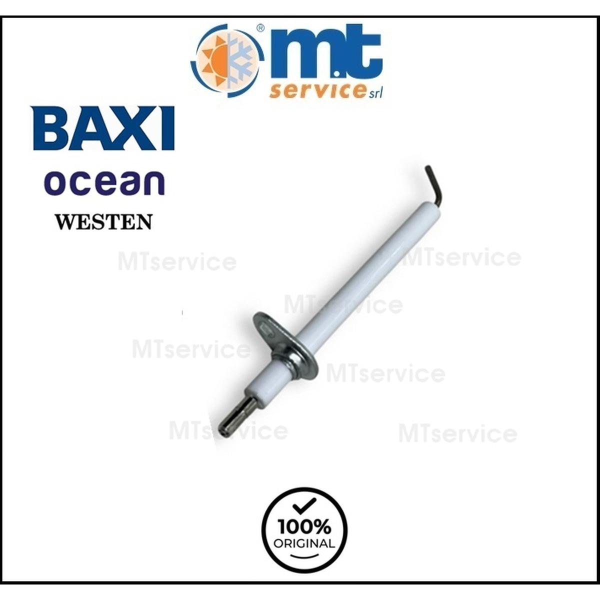 Elettrodo di accensione originale per baxi acquaprojet 11fi