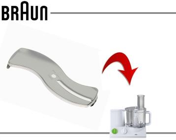 Lama acciaio affetta grosso braun k700