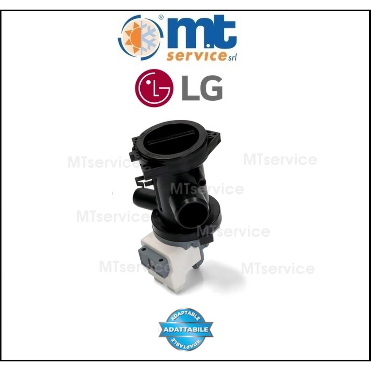 Pompa scarico lavatrice completa compatibile lg con 5859en1004b  5859en1004j 5859en1001b