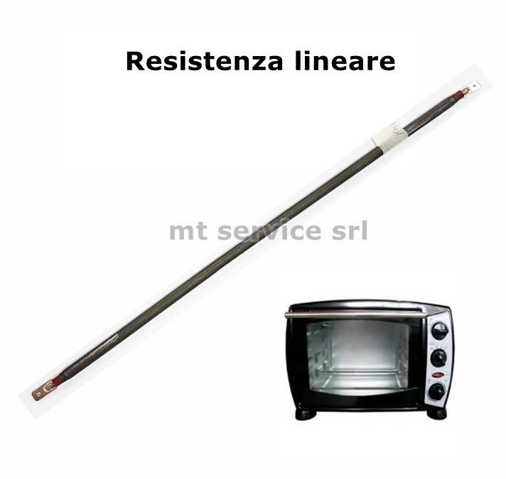 Resistenza  lineare 400w  110v - 39cm + innesti a faston