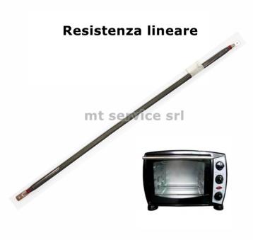 Resistenza  lineare 400w  110v - 39cm + innesti a faston