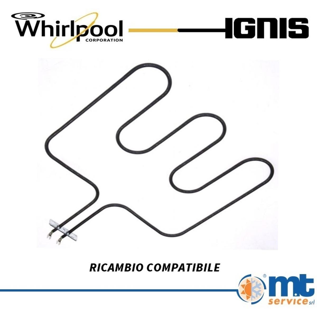 Resistenza inferiore forno alternativa per whirlpool 1450w 481225998418