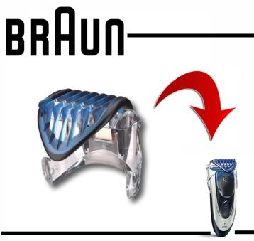 Accessorio Regolabarba Bianco/Arancio BRAUN CRUZER2 3