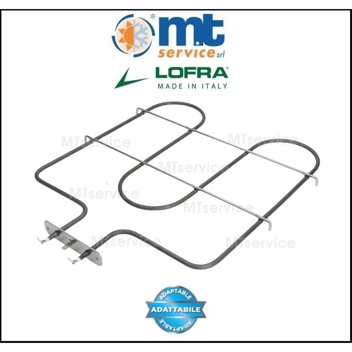 Resistenza forno 1650w compatibile lofra 03010624 03010648