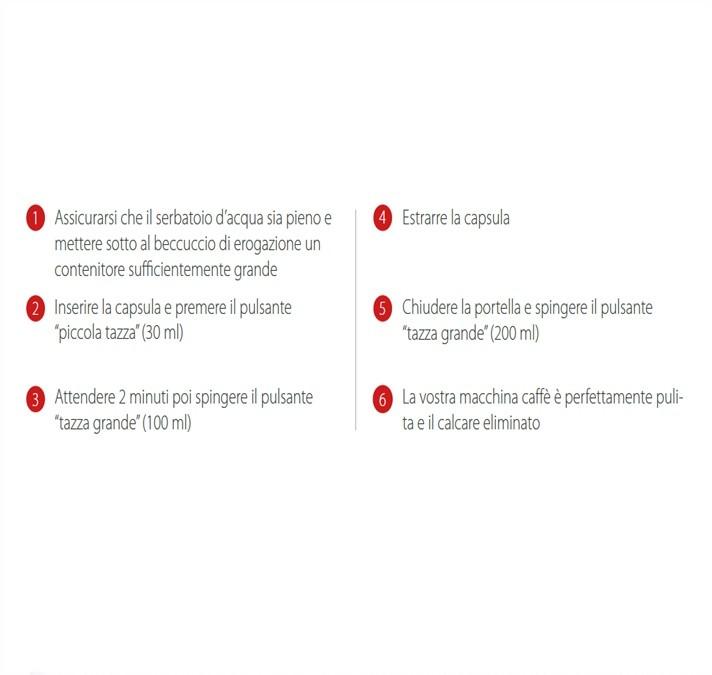 DETERGENTE CAFFE' IN CAPSULE CAFFENU Tipo Nespresso