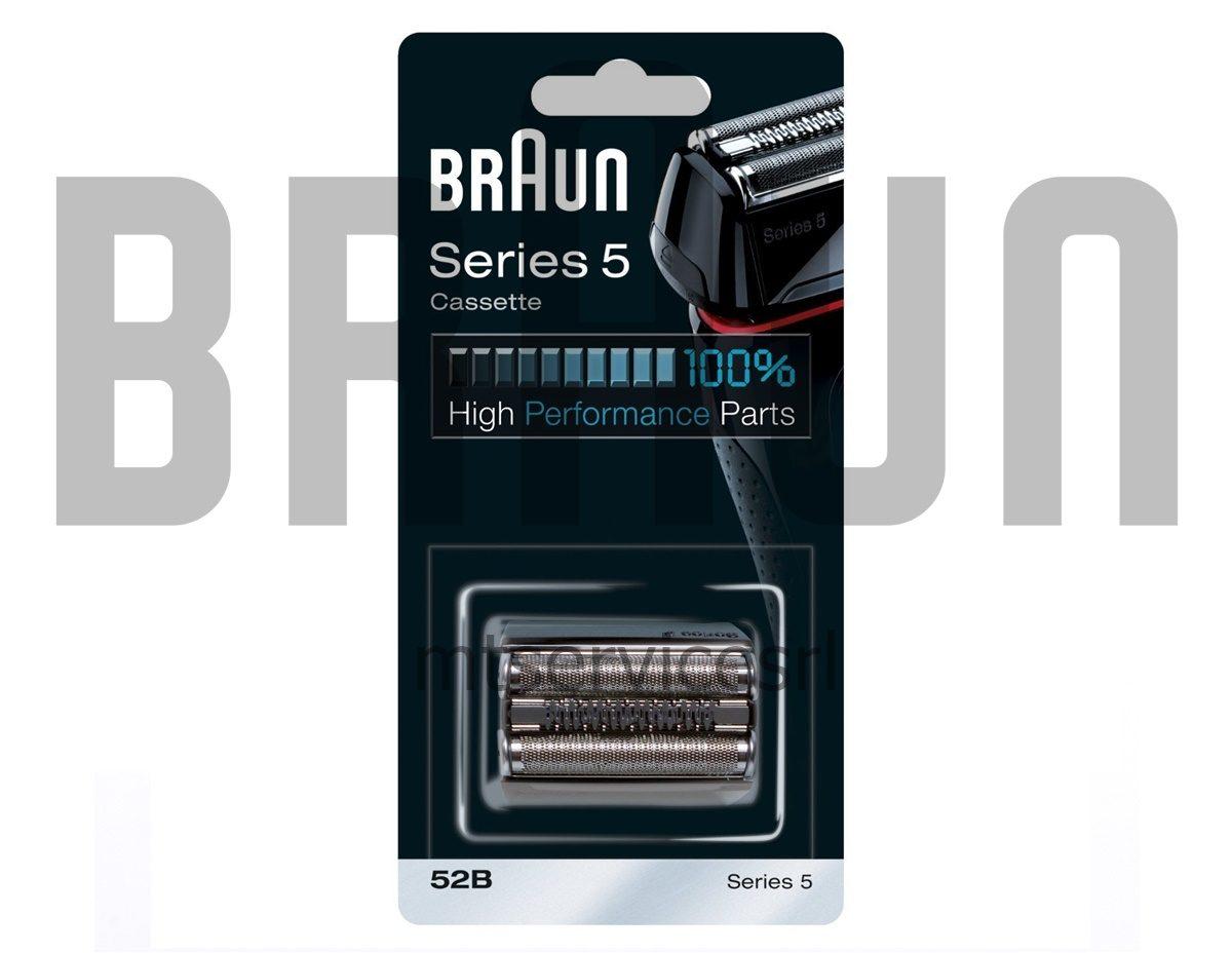 Testina di ricambio braun 52b compatibile con i rasoi serie 5 nero