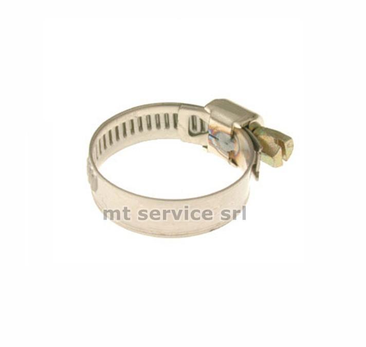 Fascetta acciaio inox 19-28 mm 