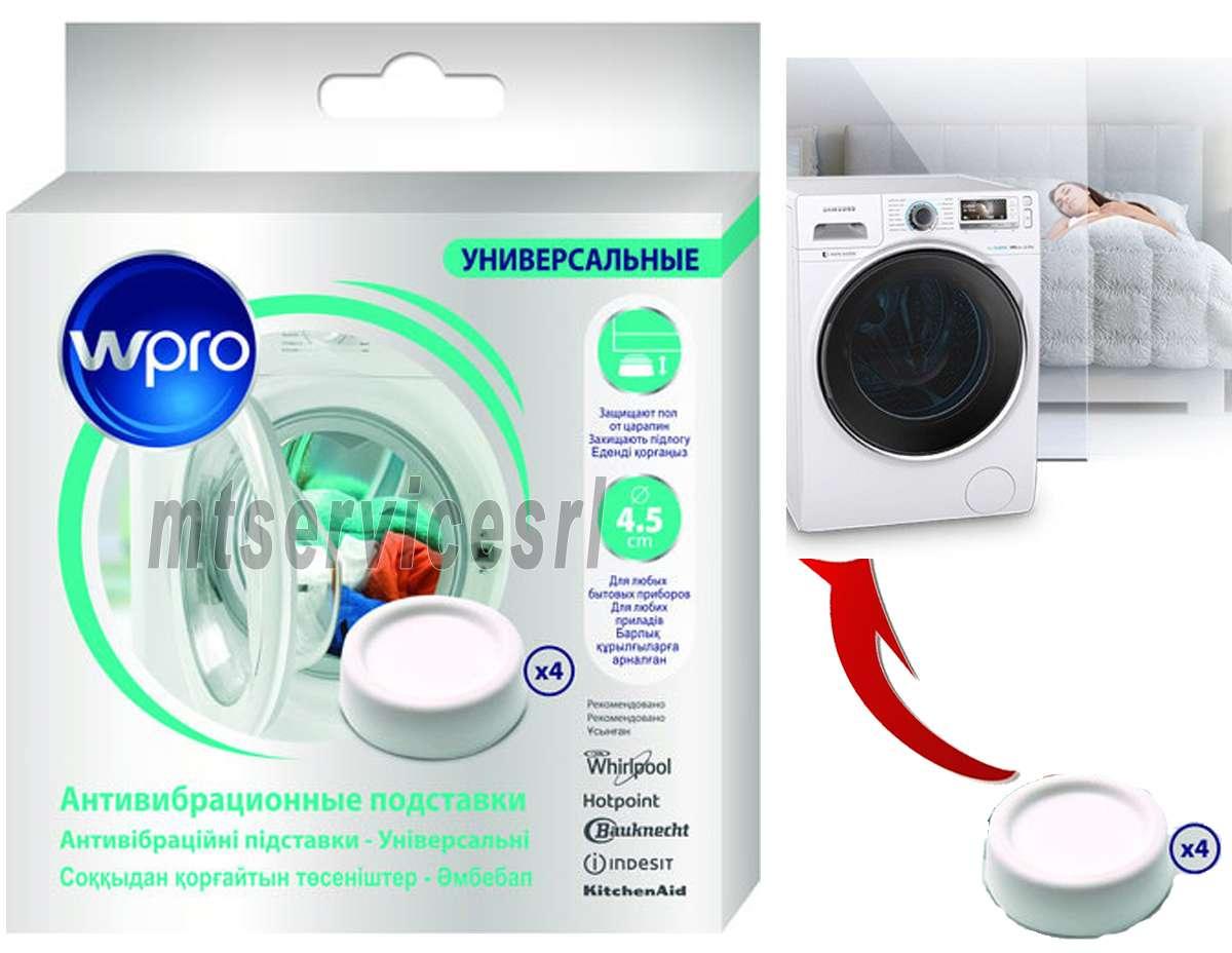 Kit 4 piedini antivibranti per lavatrice