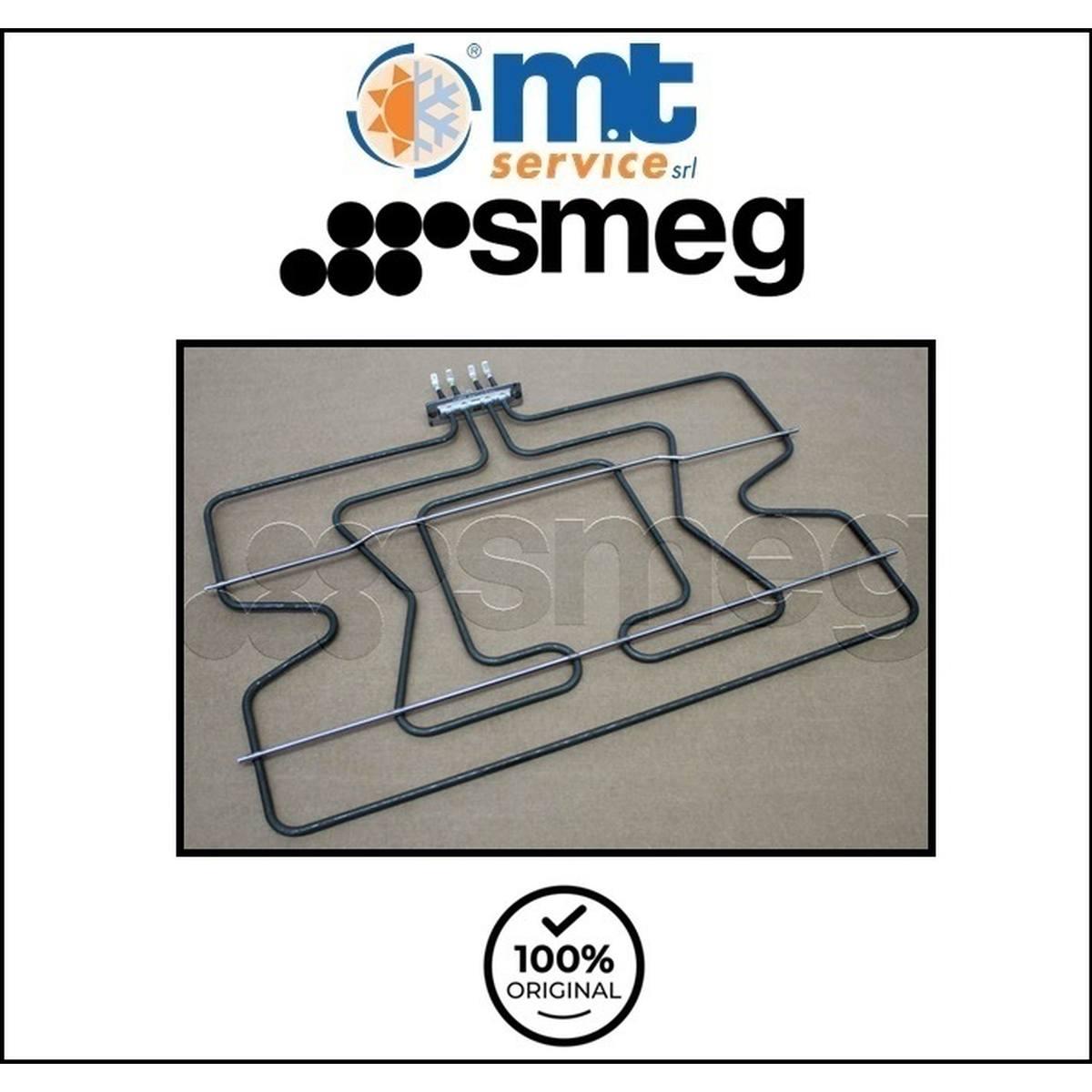 Resistenza cielo+gril 1200+1500w originale smeg 806890860