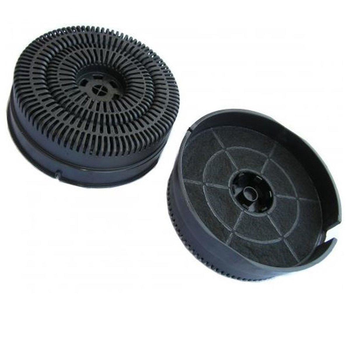 KIT 2 FILTRI CARBONI ATTIVI TYPE 58 - WHIRLPOOL / ELICA / SMEG - DIAMETRO 143mm