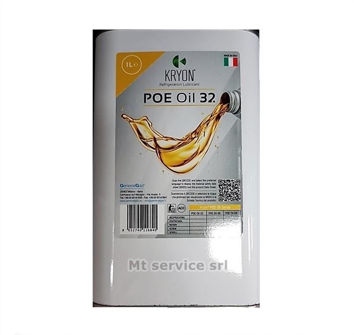 Lattina olio 1lt olio minerale    poe oil 32