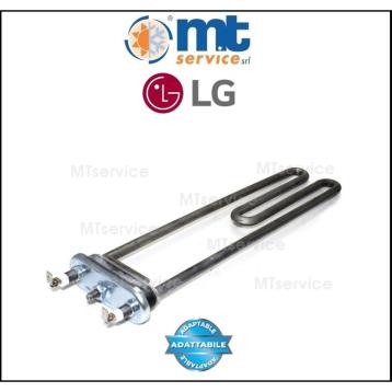 RESISTENZA LAVATRICE SENZA BORDO VASCA, 2000W, 230V, LUNGHEZZA 295 x 153 mm