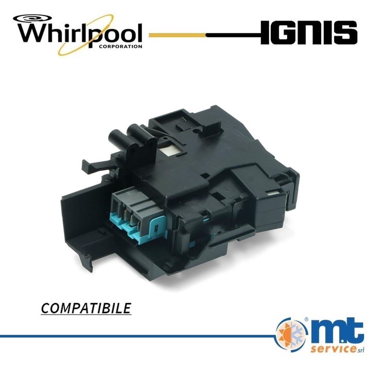 Bloccoporta whirlpool 481227138519 rold da074664 481227138373 ex 461973080484 481227138519 461971071641 oint011wh