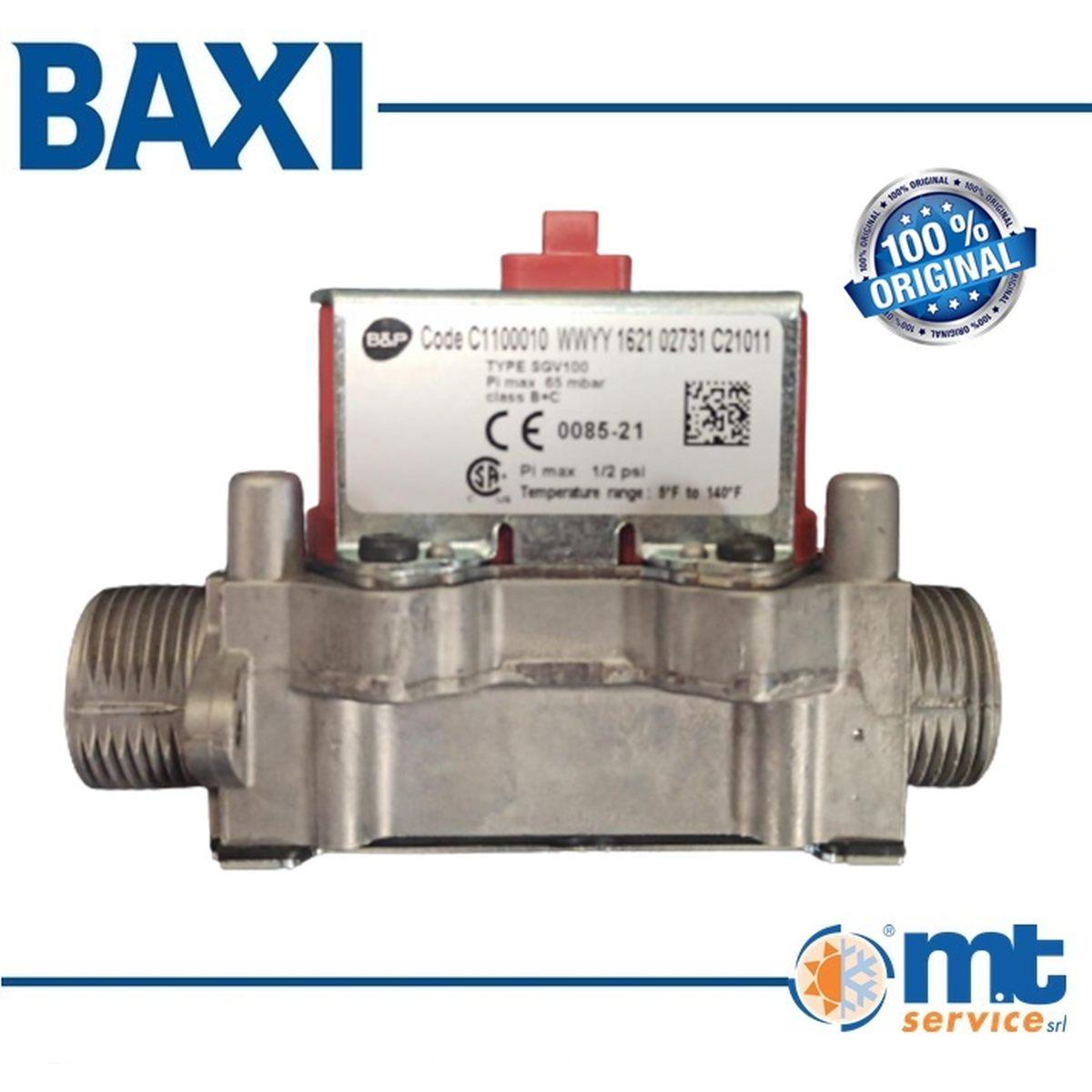 Valvola gas originale baxi per acquaprojet 11fi