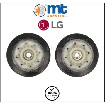 Kit ruote 2pz asciugatrice lg originale agm75510754