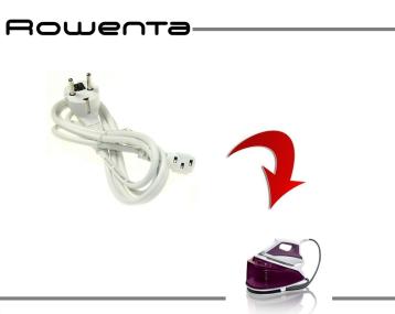 Cavo alimentazione bianco originale per sistema stirante rowemta dg75