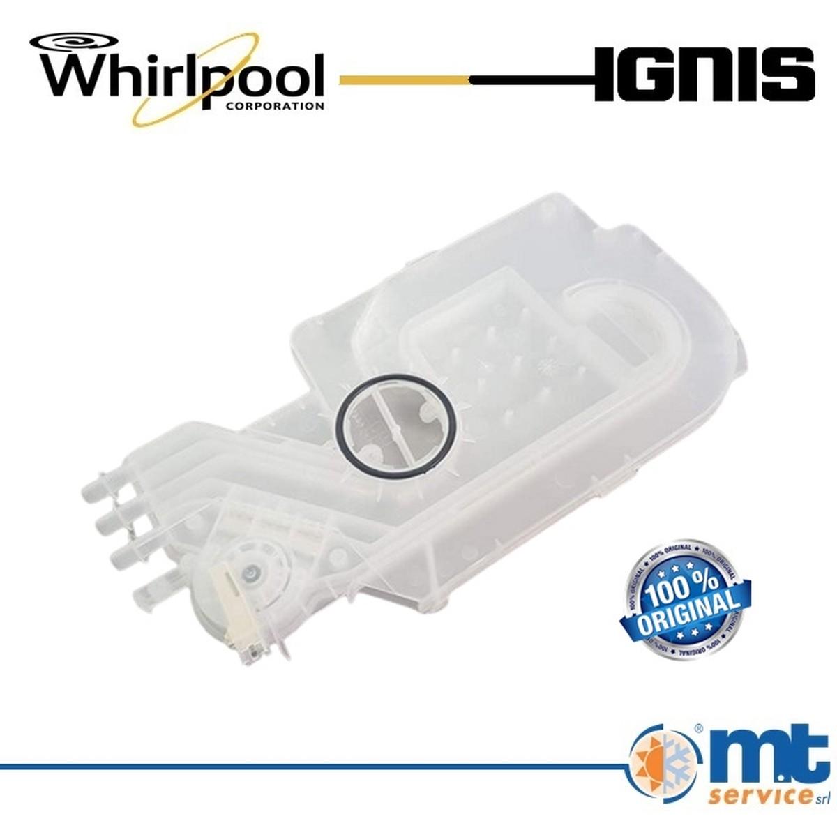 Camera ingresso acqua+flussometro airbreak originale lavastoviglie whirlpool