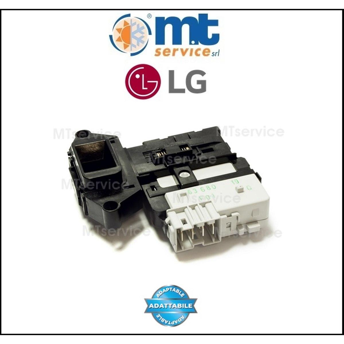 Elettroserratura lavatrice 4 contatti compatibile lg ebf49827803