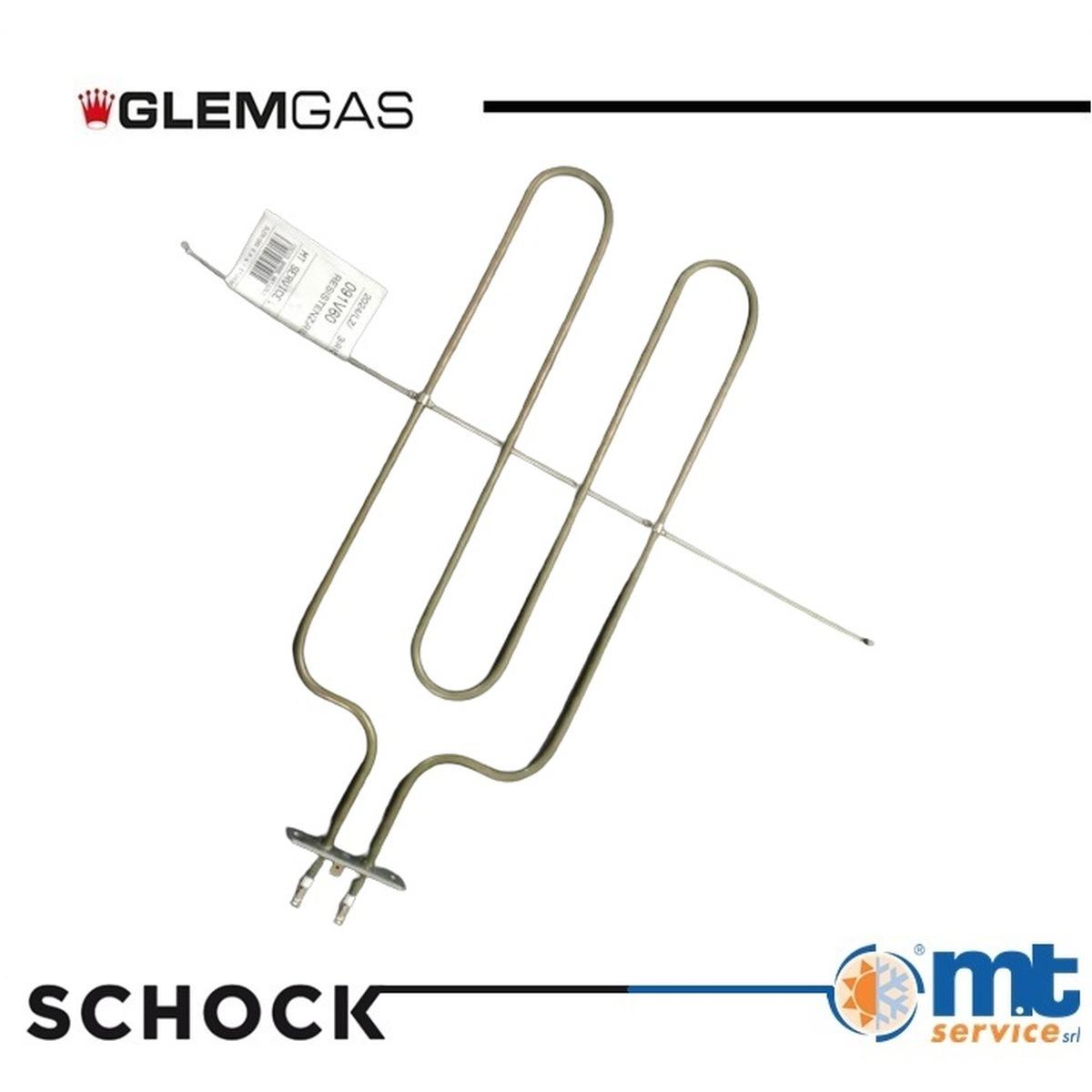 Resistenza forno superiore 1400w originale glem gas 091v60