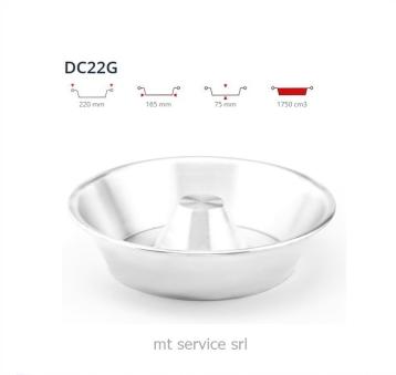 Tortiera conica in alluminio riutilizzabile d.22 h.7,5