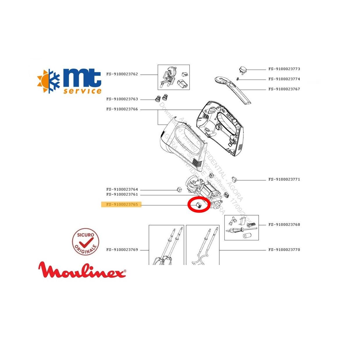 Ammortizzatore sbattitore/mixer moulinex hm310/11/12 / tefal