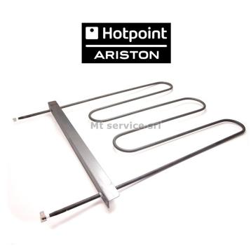 RESISTENZA FORNO CUCINA ADATTABILE 1200 WATT Staffe: 365mm, 335mm. 1200W, 230V. ARISTON INDESIT RIF. C00081590 C00288251