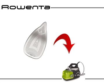 Piastra originale per sistema stirante rowenta perfect steam dg8550