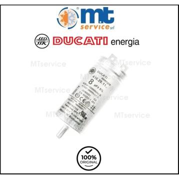 Condensatore ducati in metallo 8,0uf 475v faston 6,3mm