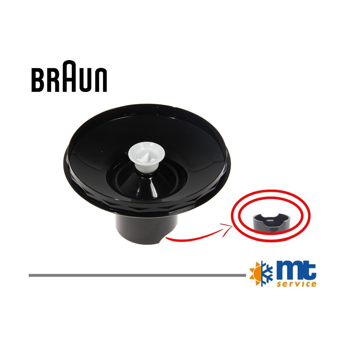 Coperchio nero per ciotola tritautto braun minipimer serie 9 - 4200