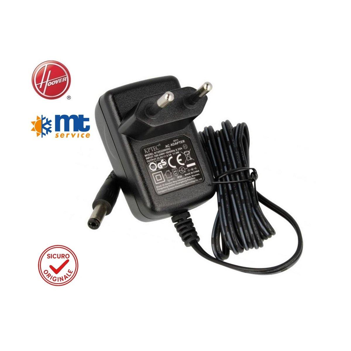 Caricabatterie originale hoover hfree 22v dc 0,5a 11w - hf18r