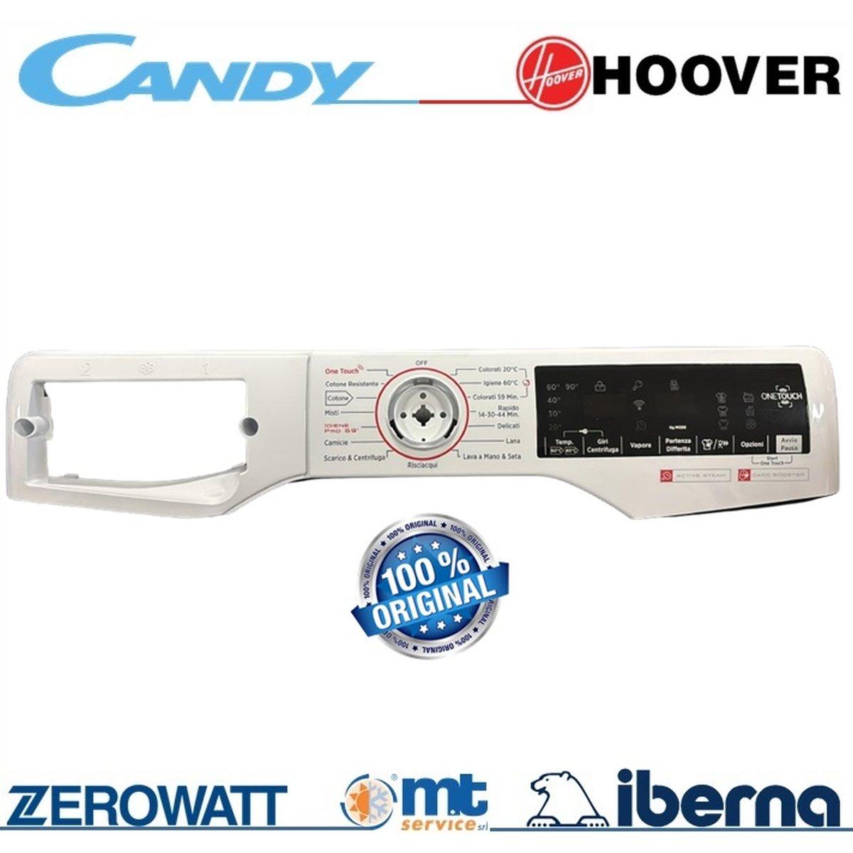 Cruscotto con sensore touch lavatrice originale candy hoover 43025119