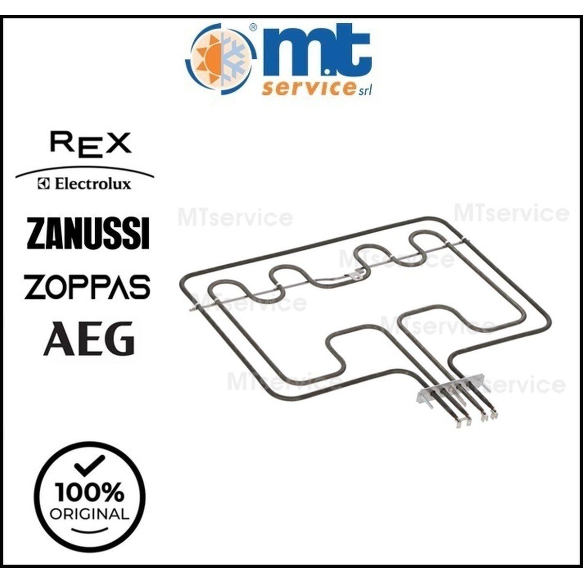 Resistenza superiore forno originale rex 1000w + 1700w ex 3570797013 3570797047