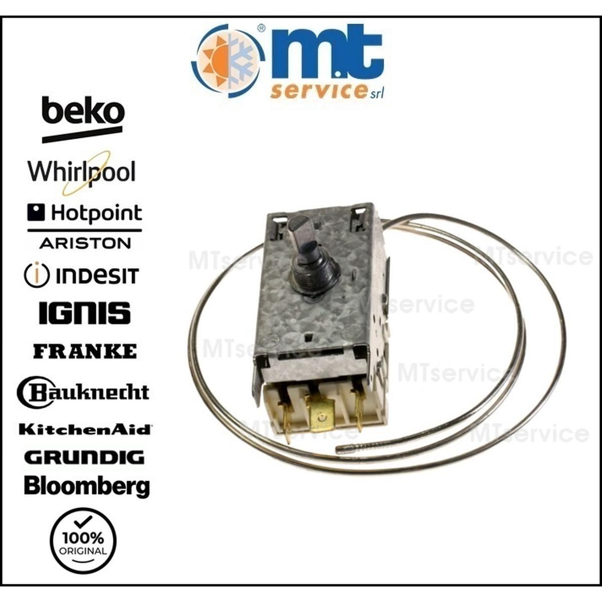 TERMOSTATO A SCOMPARSA FRIGO BEKO K59-L2036 K59-L2086 RANCO 700mm, 3 CONTATTI 9002754085
