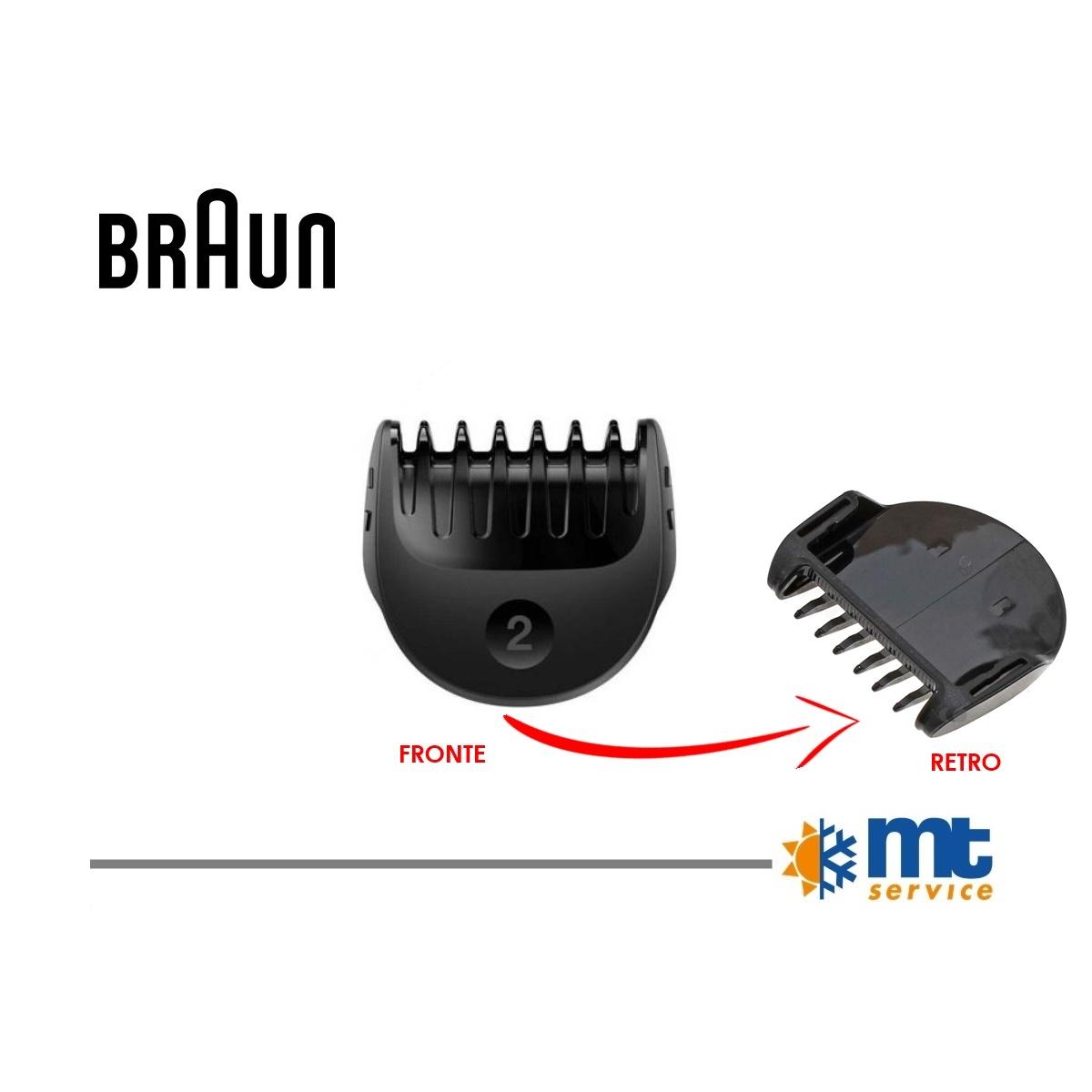 PETTINE RIFINITORE 2mm -  BRAUN 5513 5541 5544