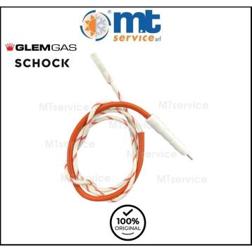 CANDELETTA BRUCIATORE FORNO + CAVO=650mm ORIGINALE GLEMGAS PER 092T58